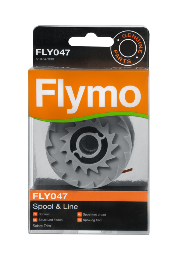 Flymo Trimmertråd på spole FLY047 enkelttråd 5994319 90