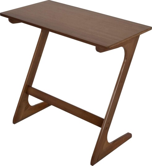 Z formet sidebord i bambus – plassbesparende salongbord