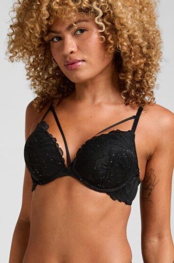 Hunkemöller Maximizer BH Erica Svart
