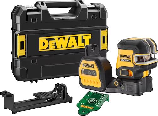 Dewalt krysslaser 5-punkt grønn