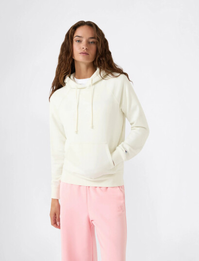 Champion Hooded Sweatshirt - Cream - S