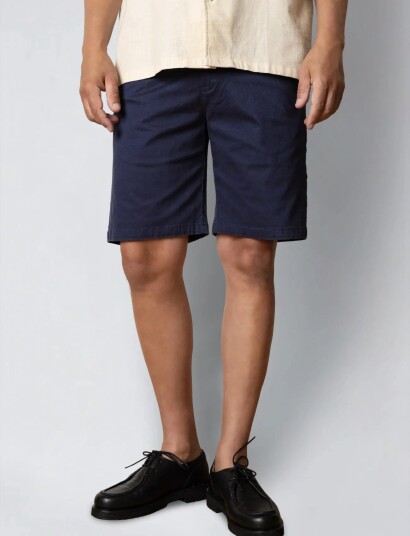 Clean Cut Copenhagen Mitchell Twill Shorts Navy L Clean Cut Copenhagen Mitchell Twill Shorts Navy L