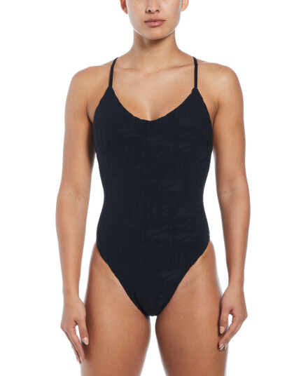 NIKE SWIM Nike Retro Flow Terry One Piece - Black - S