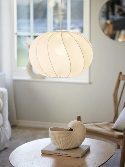 Olivia Taklampe Twist Hvit 50cm
