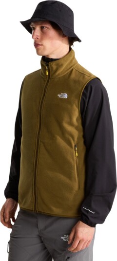 The North Face M Glacier Fleece Vest Khaki Grønn M