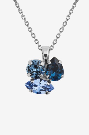 Caroline Svedbom Halskjede Ana Necklace Rhodium Sølv