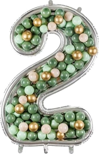 "2" Nummerramme til Ballonger 93x124 cm