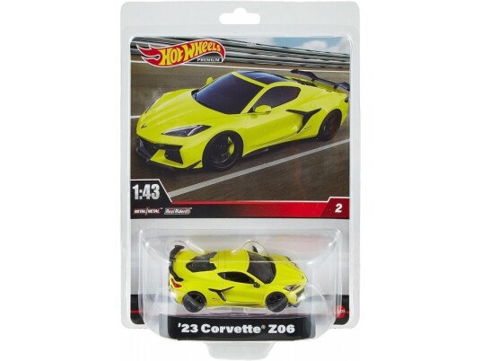 Hot Wheels Pojazd Premium 1:43 Corvette