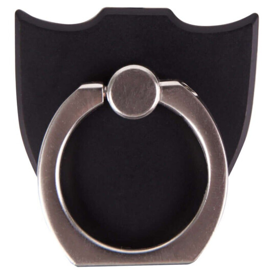 GEAR MobilRing Skjold Svart Matt Fingerholder med Stativfunksjon GEAR MobilRing Skjold Svart Matt Fingerholder med Stativfunksjon