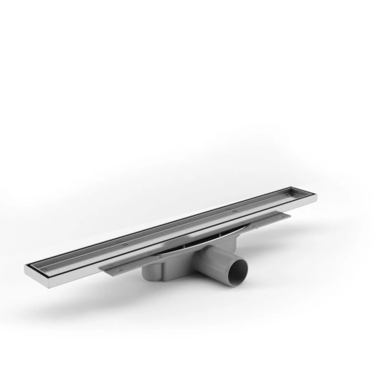 Purus Line 900mm Lavt Profil Designsluk med Ø50mm Sideutløp