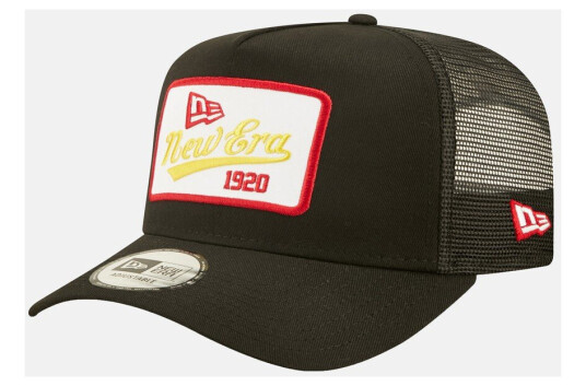 New Era State Patch Trucker Newera Blkyel Onesize Capser