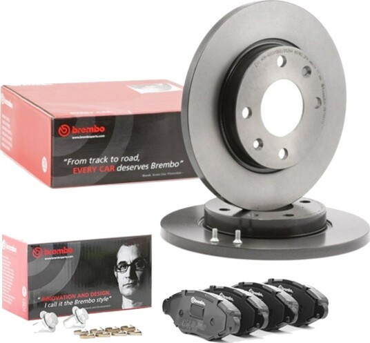 Bremseskiver og -klosser BREMBO BRB3405N0067