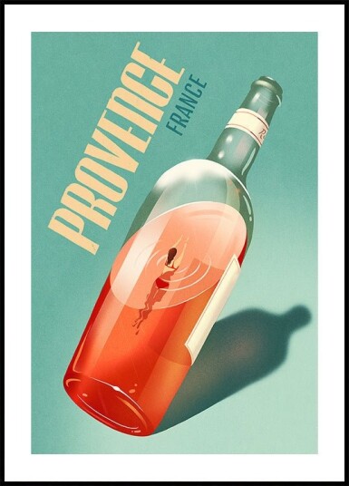 Provence Poster Plakat / 100x150cm