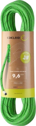 Tau Tommy Caldwell Eco Dry 9,6 Mm 60 M Neon Grønn Edelrid