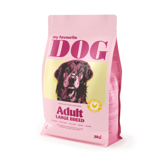 Kylling til stor rase hund 3 kg - My Favourite Dog