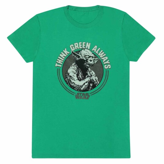 Star Wars T-skjorte Think Green Always S Voksen Star Wars T-skjorte Think Green Always S Voksen