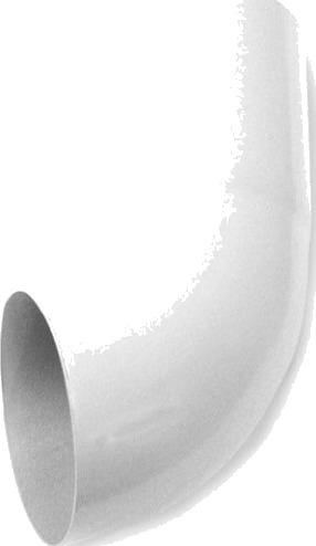Plastmo vanntut, Ø110mm, hvit