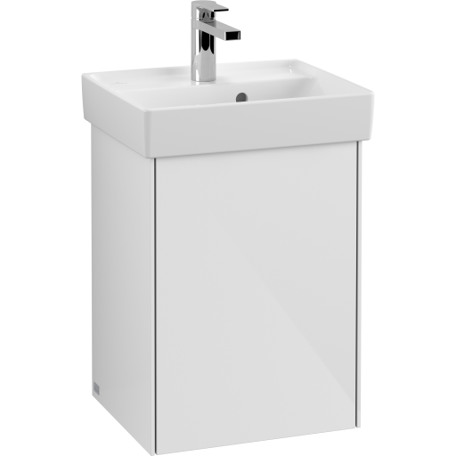Villeroy & Boch  Collaro Servantskap med 1 dør 41x34,4x54,6 cm u/lys Hvit Høyglans