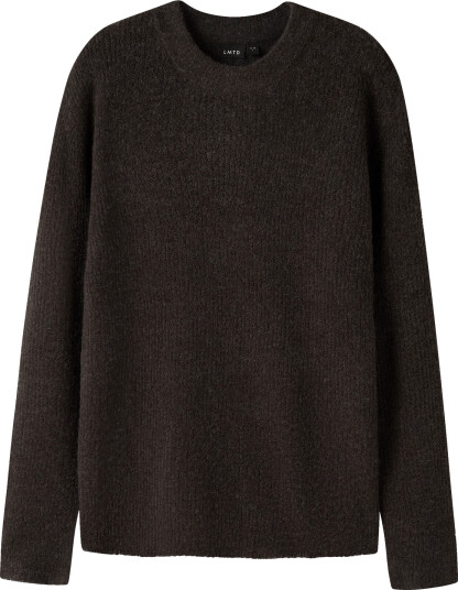 LMTD Nlmkleave Ls O Neck Knit Noos Brown 122 128 LMTD Nlmkleave Ls O Neck Knit Noos Brown 122 128