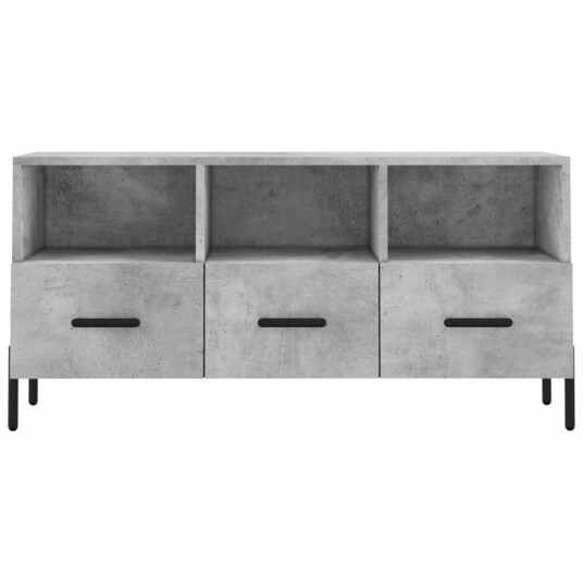 vidaXL TV-benk betonggrå 120x35x48 cm konstruert tre 8720845944735 vidaXL TV-benk betonggrå 120x35x48 cm konstruert tre 8720845944735