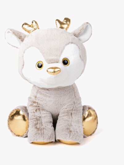 Teddykompaniet Rådjur, Greige, 65Cm - Grey - 60 CM