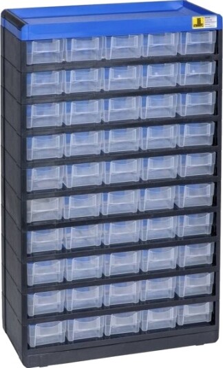 Allit 464660 Magasin For Smådeler Varioplus Pro 53/100 Sort/Blå 1 Stk