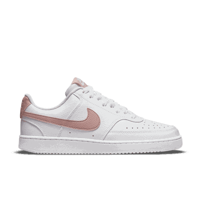 Nike Sneaker Court Vision Lav Next Nature - Hvit/pink Oxford Kvinner, størrelse 36½