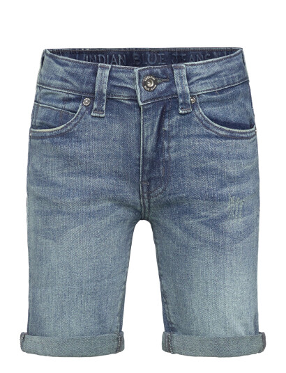 Indian Blue Jeans Denim Shorts Dam. Dark Denim Blue 128