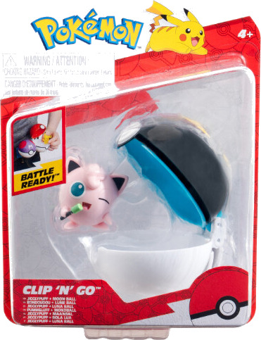 Pokémon - Clip N Go - Jigglypuff and Moon Ball (PKW3627)