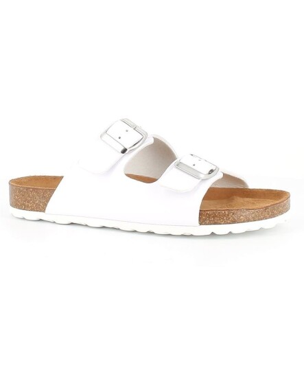 Axelda Skinnsandal Dame Hvit 37 Axelda Skinnsandal Dame Hvit 37