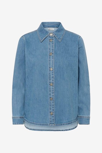 My Essential Wardrobe Denimskjorte mwLinn Sofia 115 Blå My Essential Wardrobe Denimskjorte mwLinn Sofia 115 Blå