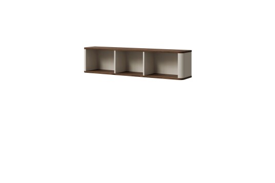 Cucina Vegghylle 130x25 cm   Svart