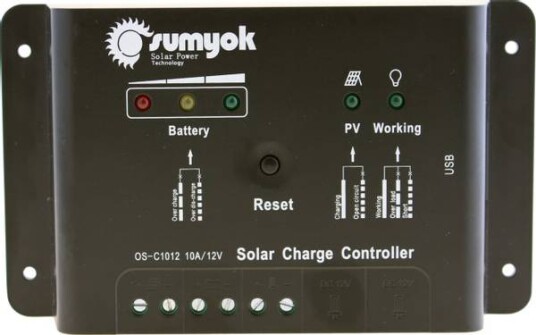 REGULATOR SOLCELLEPANEL 10A 12 V