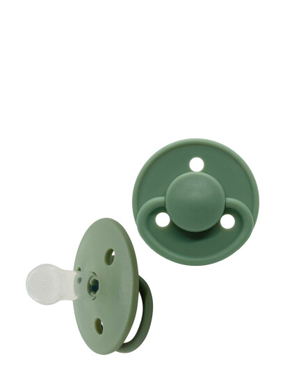 Mininor Round Pacifier Silicone - Green - 0 M