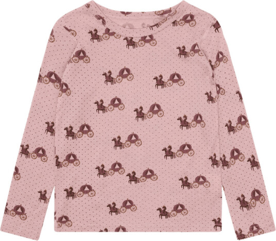 Hust & Claire Acel Rocket ull/tencel trøye til barn forest fog (110) 110