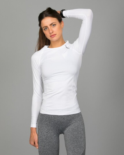 Icaniwill Seamless Long Sleeve White - XS