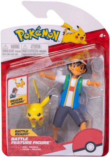 Pokemon Battle Figur   Ash and Pikachu