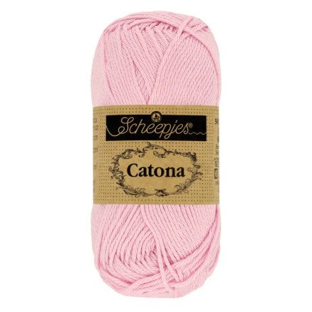 Scheepjes Catona Garn 246 Iskold Rosa - 25g