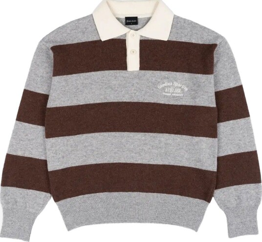 Goodies Sportive Shitake Polo   BROWN/GREY   S