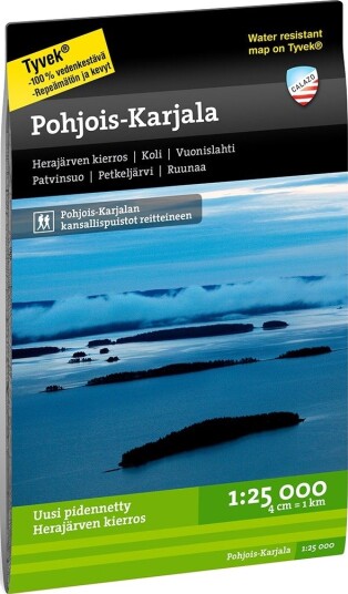 Calazo Förlag Pohjois-Karjala 1 25.000