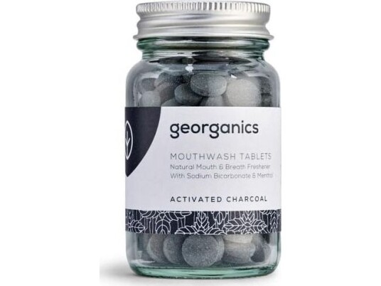 Georganics Natural Teeth Cleansing Tablets, Activated Charcoal, 120 Tablets