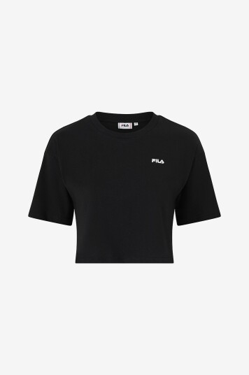 FILA T skjorte Locri Loose Cropped Tee Svart