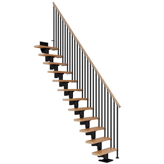 Dolle Dublin Rett Trapp svartclassic Iii lakkert Eik 71 14 Loddrett Høyde 277 337cm Dolle Dublin Rett Trapp svartclassic Iii lakkert Eik 71 14 Loddrett Høyde 277 337cm