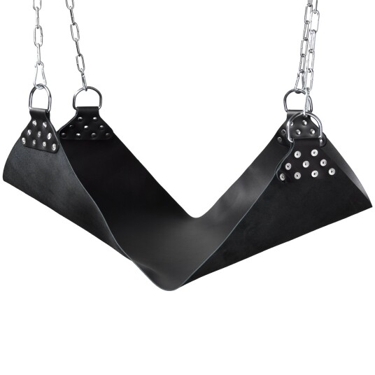 Rimba Sex Sling i Skinn 50 x 75 cm - Svart - Svart Rimba Sex Sling i Skinn 50 x 75 cm - Svart - Svart