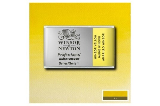 Prof Water Colour Pan/W Winsor Yellow 730 Prof Water Colour Pan/W Winsor Yellow 730