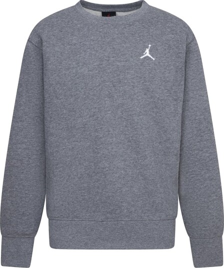 Jordan Collegegenser Karbon Heather Jordan 13 15 år 158 170 Collegegenser Grå