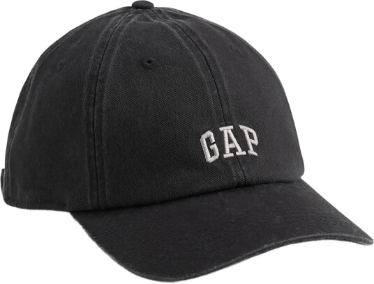 GAP Gap Logo Baseball Hat From The Gap Collection Black ONE SIZE GAP Gap Logo Baseball Hat From The Gap Collection Black ONE SIZE