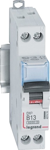 Legrand DX³ MCB automatsikring B13 1P+N 2M 10/10kA