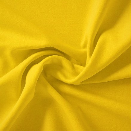 Stoffabrics Swan Solid Bomullslerret Stoff 150cm 105 Solgul 50cm