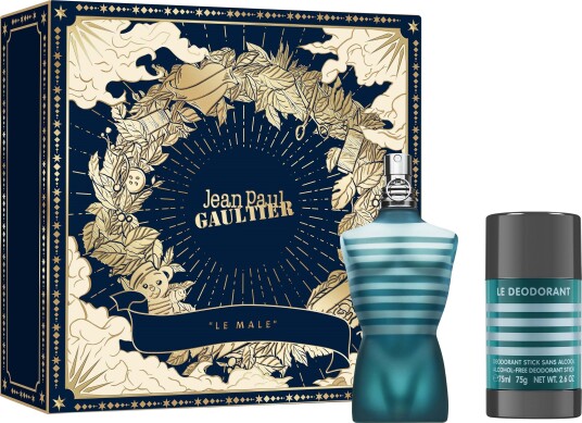 Jean Paul Gaultier Le Male Gavesett med Eau de Toilette 75ml og Deo Stick Jean Paul Gaultier Le Male Gavesett med Eau de Toilette 75ml og Deo Stick